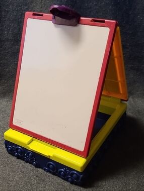 B. toys - Take It Easel - Creative Portable Table Top Chalkboard & Whiteboard